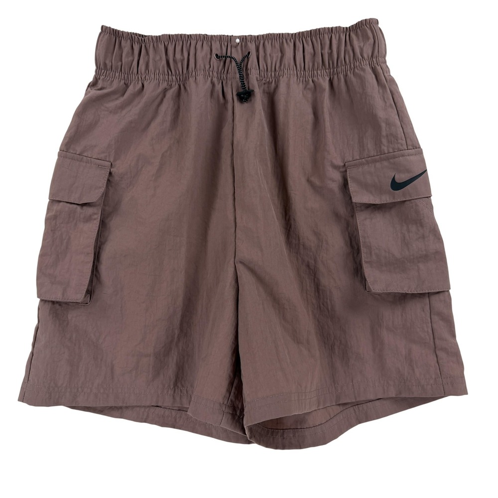 Nike‎ Shorts Womens XS Brown 6 Inseam Cargo Utility Athletic Pockets DM6247-208